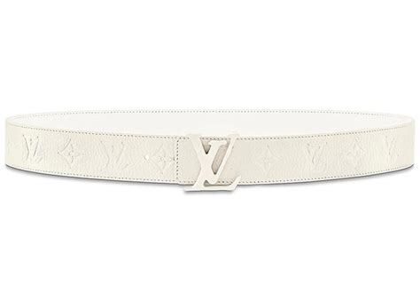 louis vuitton white and gold belt|xl belt louis vuitton.